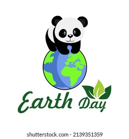 Earth Day illustration vector image, suitable for poster, website, etc.
