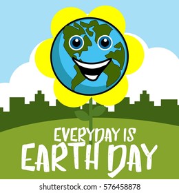 earth day illustration vector templates