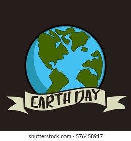 earth day illustration vector templates