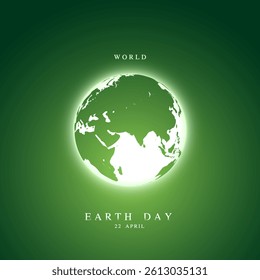 Earth day illustration. World environment and earth day concept. International Mother Earth Day. Ecology and environmental protection.