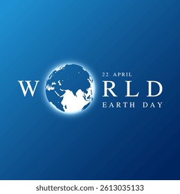 Earth day illustration. World environment and earth day concept. International Mother Earth Day. Ecology and environmental protection.