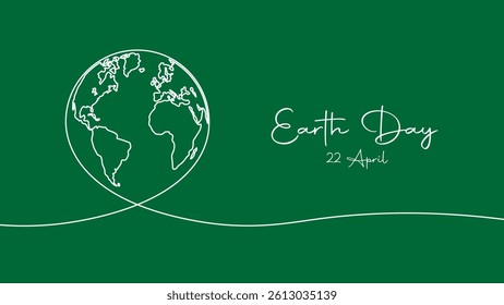 Earth day illustration. World environment and earth day concept. International Mother Earth Day. Ecology and environmental protection.