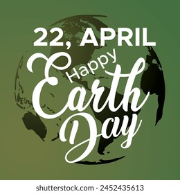 Earth Day. International Earth Day. Environmental problems and environmental protection. Vector illustration. Earth day 2024, 22 april 2024 earth day,22 april 