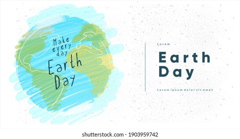 Earth Day. International Mother Earth Day. Environmental problems and environmental protection. Flat vector illustration.
