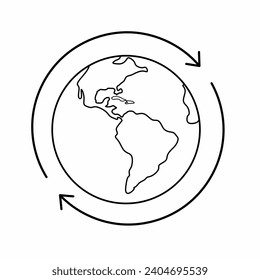 Earth Day. International Mother Earth Day. Environmental problems and environmental protection. Vector illustration. Caring for Nature.