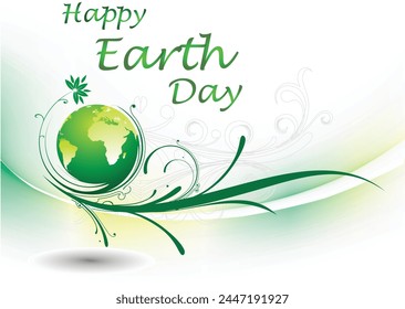 Earth Day. International Mother Earth Day. Environmental problems and environmental protection. Vector illustration. eps file