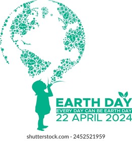 Earth Day. International Mother Earth Day. Environmental problems and environmental protection. Vector illustration. Earth day 2024, 22 april 2024 earth day svg