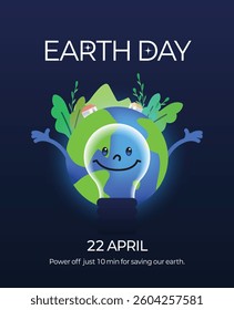 Earth Day. International Mother Earth Day. Environmental problems and environmental protection. Vector illustration. Caring for Nature. Set of vector illustrations