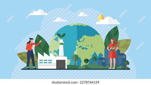 Earth Day. International Mother Earth Day. Social poster, banner or card. Environmental problems protection. Caring for Nature. World earth day. Save planet. People care planet. Zero waste think green