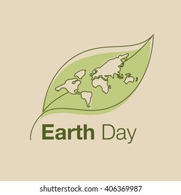 earth day, lint art style, logo, icon, vector