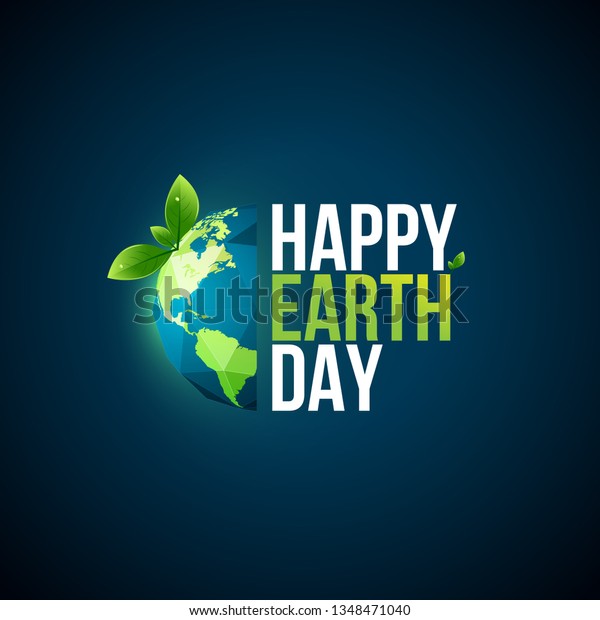 Earth day logo\
design. \