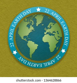 Earth day, paper art