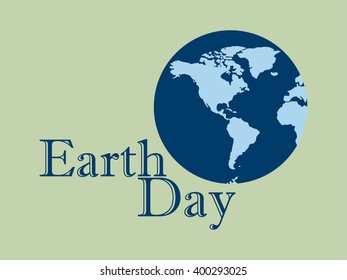 Earth Day. Planet Earth.