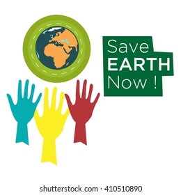 Earth day Poster Template
