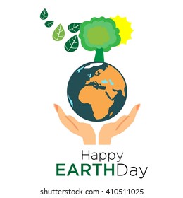Earth day Poster Template
