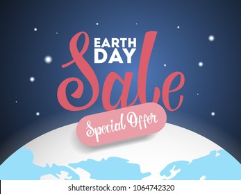 Earth day sale. Fair trade on holiday.