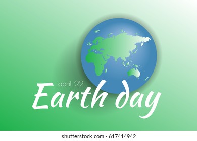Earth day. Save planet.