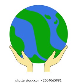 Earth Day Save The Planet Design Ellements