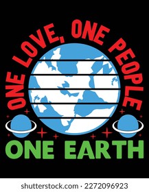 Earth Day T-Shirt Design.The Best T-Shirt Design In Earth Day.