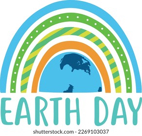 Earth day t-shirt design, earth day vector.