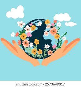 Earth Day Vector Art Collection: Eco-Friendly Illustrations Focused on Sustainability, Nature Conservation, Renewable Energy, and Environmental Awareness