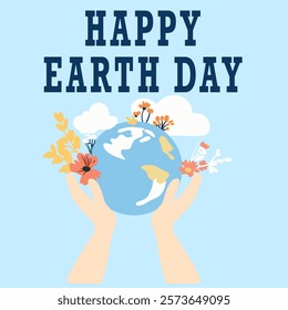 Earth Day Vector Art Collection: Eco-Friendly Illustrations Focused on Sustainability, Nature Conservation, Renewable Energy, and Environmental Awareness