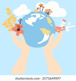 Earth Day Vector Art Collection: Eco-Friendly Illustrations Focused on Sustainability, Nature Conservation, Renewable Energy, and Environmental Awareness