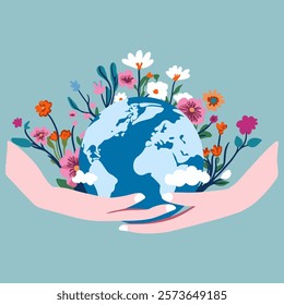 Earth Day Vector Art Collection: Eco-Friendly Illustrations Focused on Sustainability, Nature Conservation, Renewable Energy, and Environmental Awareness