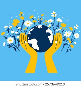 Earth Day Vector Art Collection: Eco-Friendly Illustrations Focused on Sustainability, Nature Conservation, Renewable Energy, and Environmental Awareness