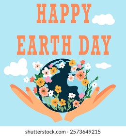 Earth Day Vector Art Collection: Eco-Friendly Illustrations Focused on Sustainability, Nature Conservation, Renewable Energy, and Environmental Awareness