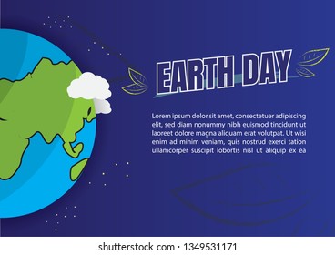Earth Day Vector background Graphic