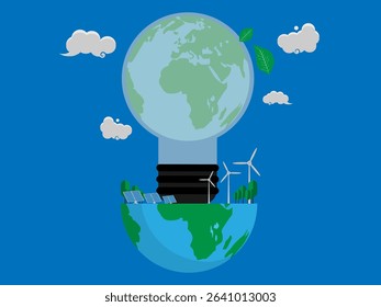 Earth Day vector banner. Vector illustration for graphic and web design, business presentations, marketing and social media