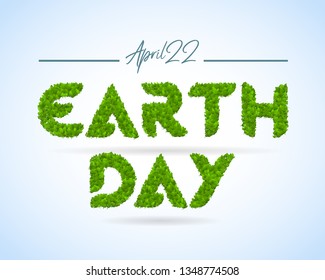 earth day vector green foliage card design pattern weed tree white holiday earth vines world isolated life conceptual vacation scene natural ceremonial ecosystem leaf ceremony vista green warm concept