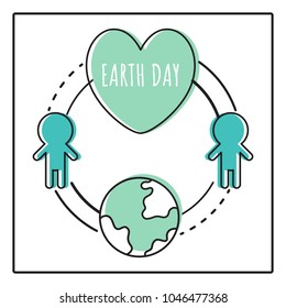 Earth day. Vector illustration