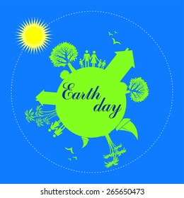 Earth day. Vector Illustration