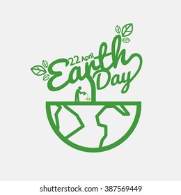 Earth Day Vector Illustration