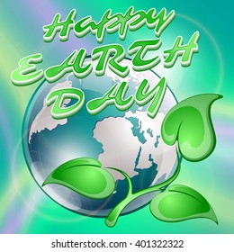Earth day, vector illustration