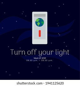 Earth Day Vector Illustration Cartoon Poster