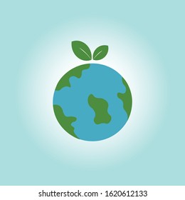 Earth Day. Vector illustration. Earth day concept. World environment day background. Save the earth.