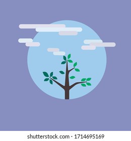 EARTH DAY VECTOR ILLUSTRATION FLAT DESIGN, POSTER, BACKGROUND