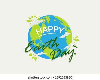 Make Every Day Earth Day Motivational Stock Vector (Royalty Free) 591127043