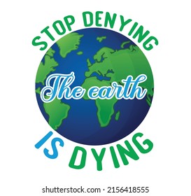 Earth day Vector letter illustration. Decoration illustration for earth day. Lettering typography poster. Earth day T shirt design vectors