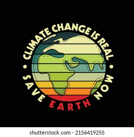 Earth day Vector letter illustration. Decoration illustration for earth day. Lettering typography poster. Earth day T shirt design vectors