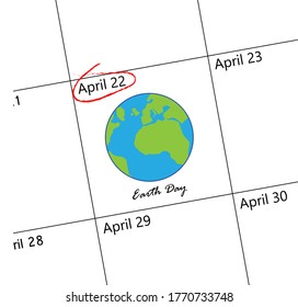 The Earth Day web banner
