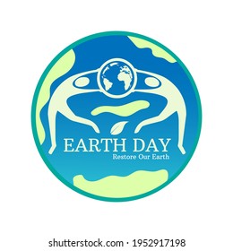 earth day web banner campaign. illustration vector