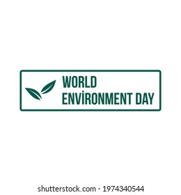 Earth Day, World Environment day concept, card or background with  leaves, Concept design for banner, greeting card, t-shirt, print, poster. Vector illustration