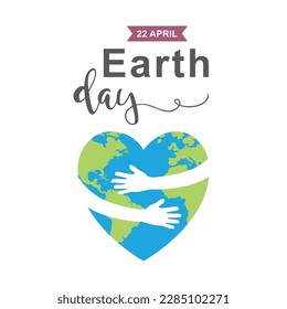 Earth Day, World Environment Day design of poster, card and banner.