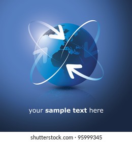 Earth Design Vector - Connections