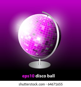 earth disco globe