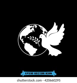 earth dove vector illustration